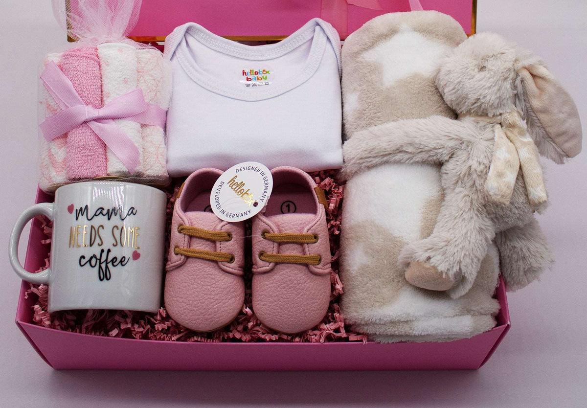 Luxuriöse Geschenkbox für Neugeborene (17 Teile)