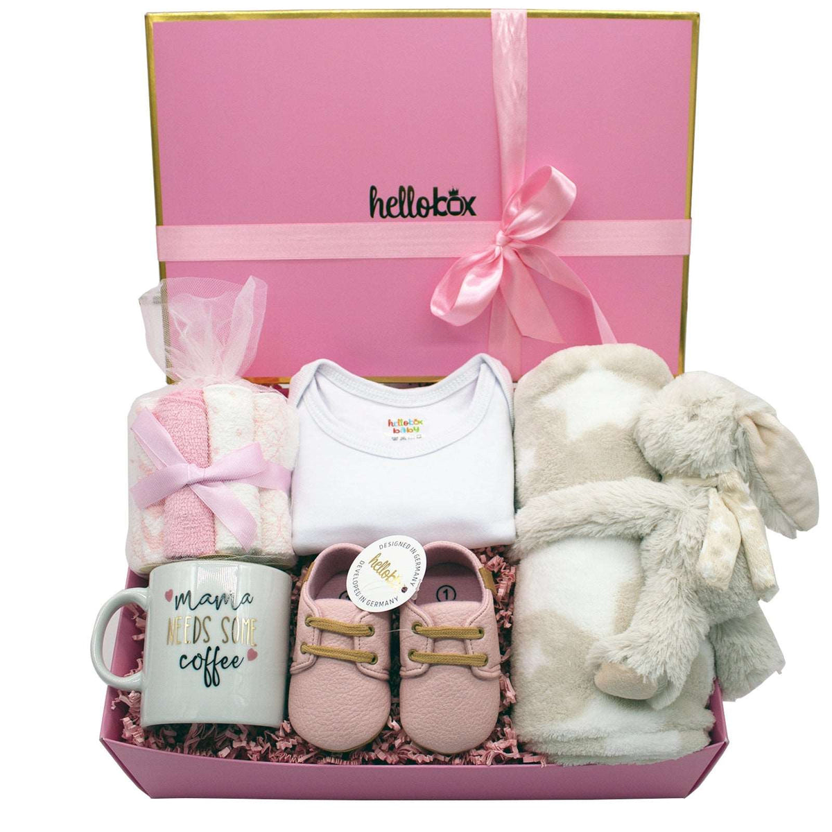 Luxuriöse Geschenkbox für Neugeborene (17 Teile)